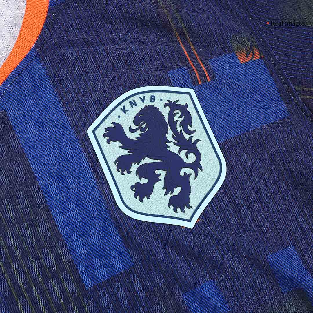 Soccer Kits Authentic Netherlands Away Soccer Jersey Euro 2024