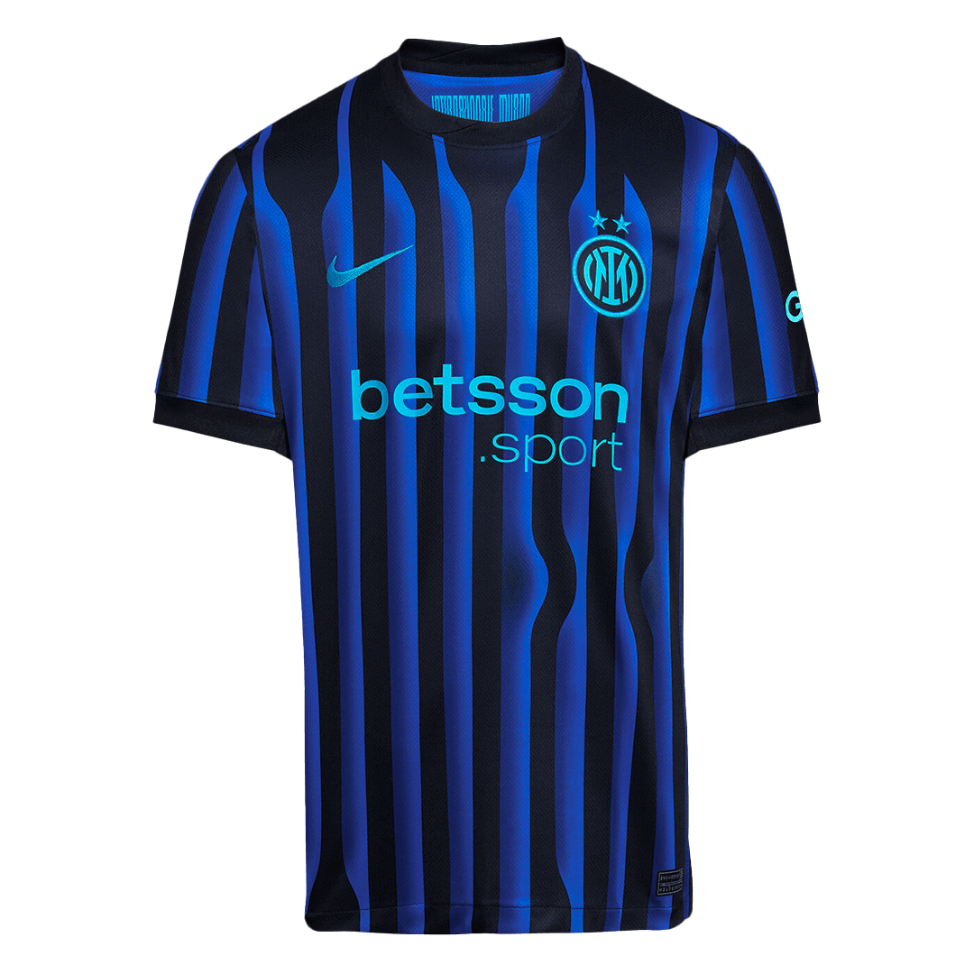 Maillot de football LAUTARO #10 Inter Milan Domicile 2025/26 Bleu et Noir