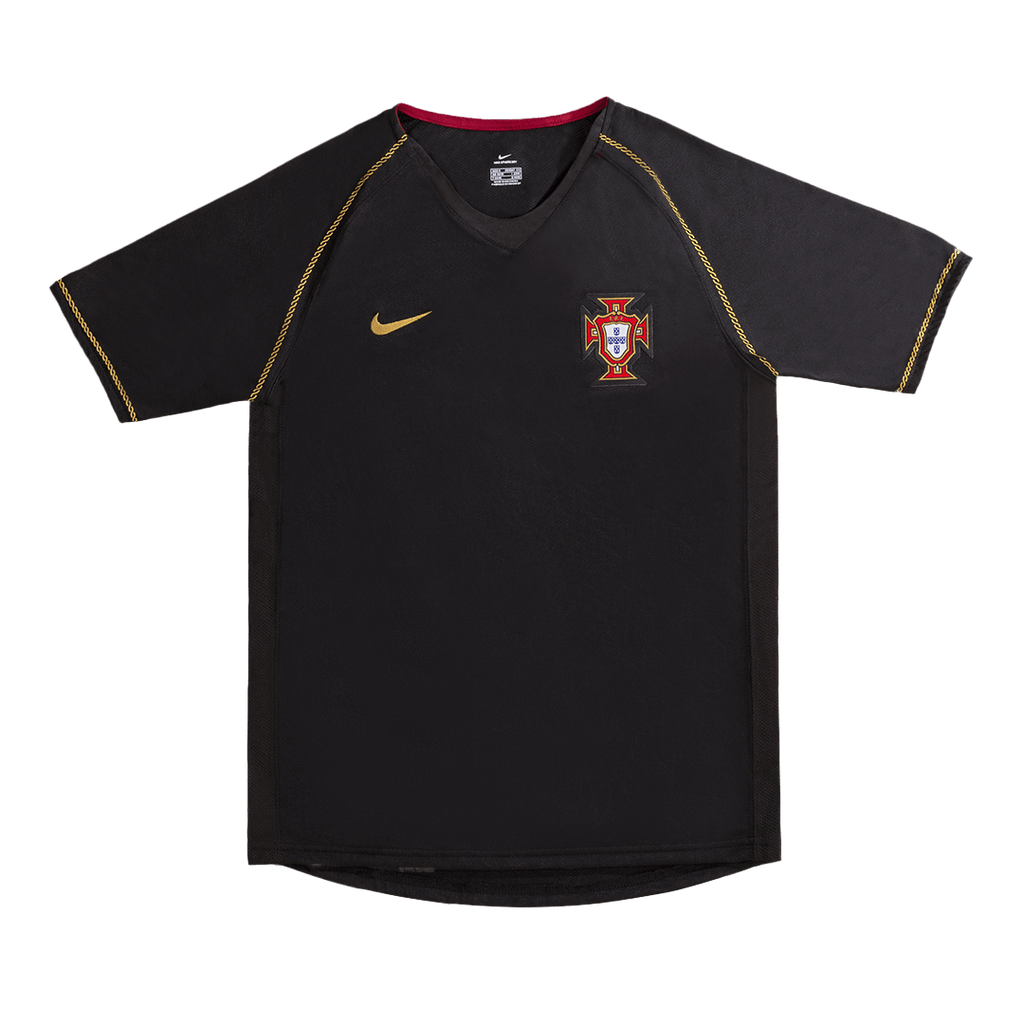 Camiseta de fútbol retro de visitante de Portugal 2006