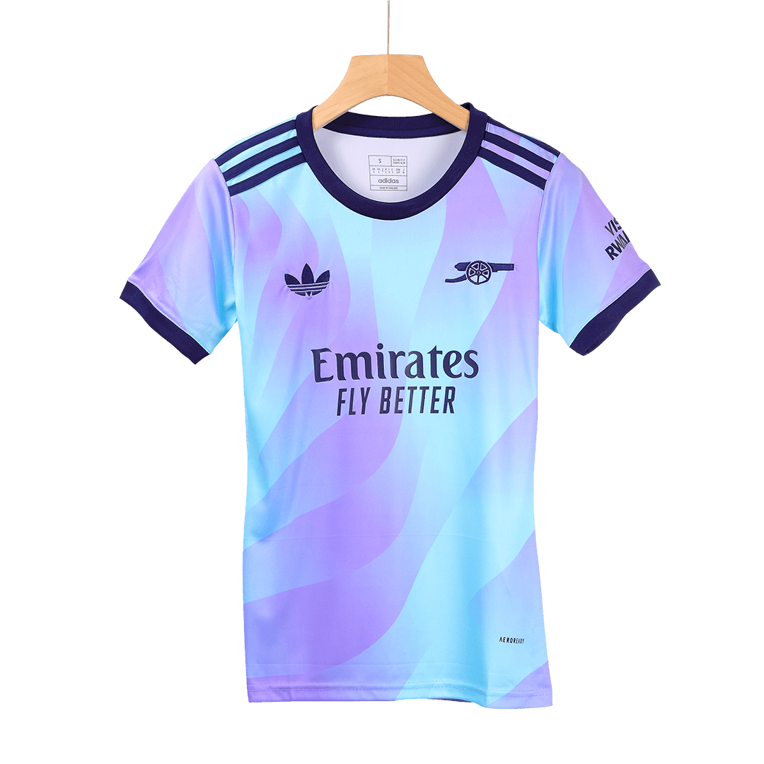 Camiseta de fútbol de visitante del Arsenal para mujer 2024/25