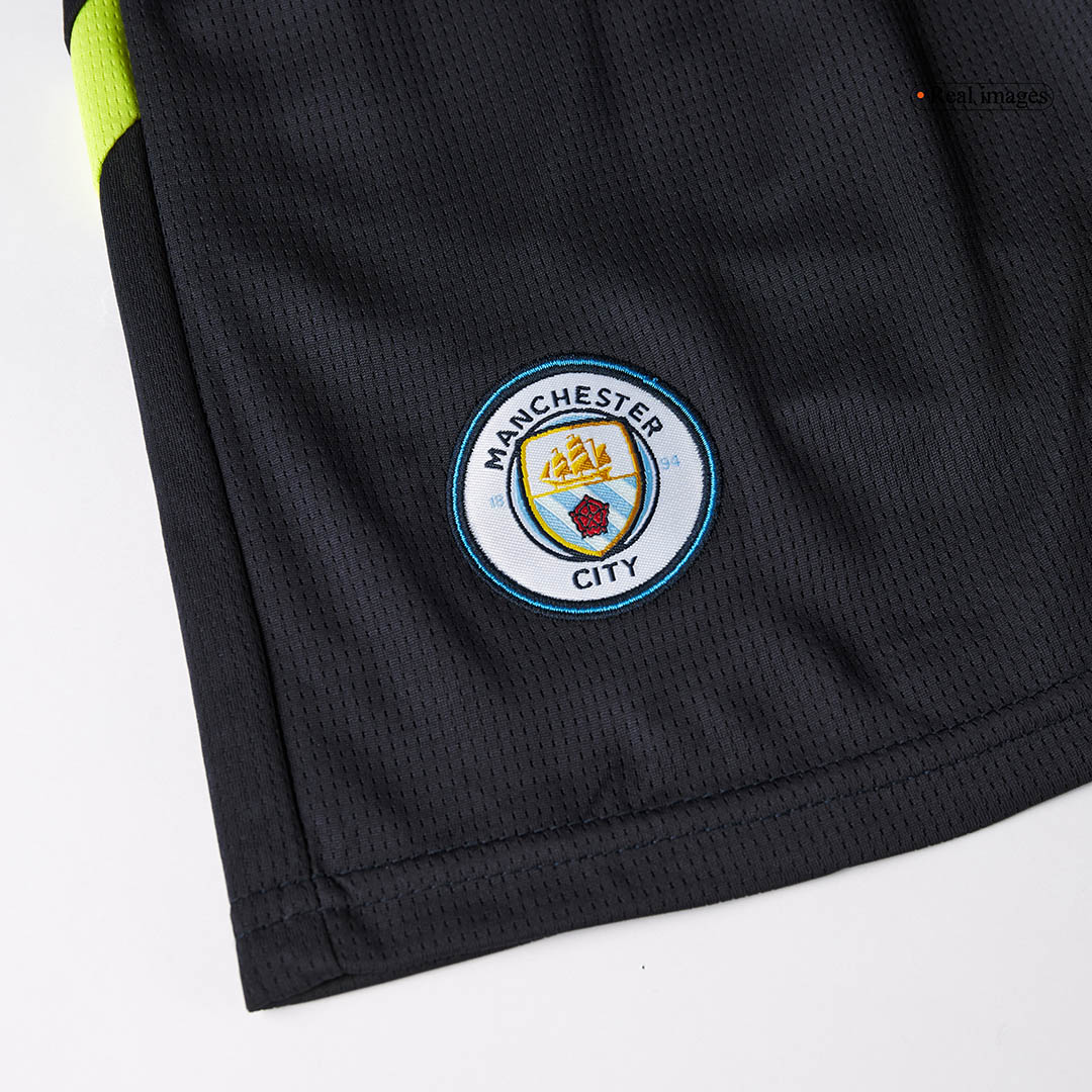 Camiseta de visitante del Manchester City para niños (camiseta y pantalón corto) 2024/25