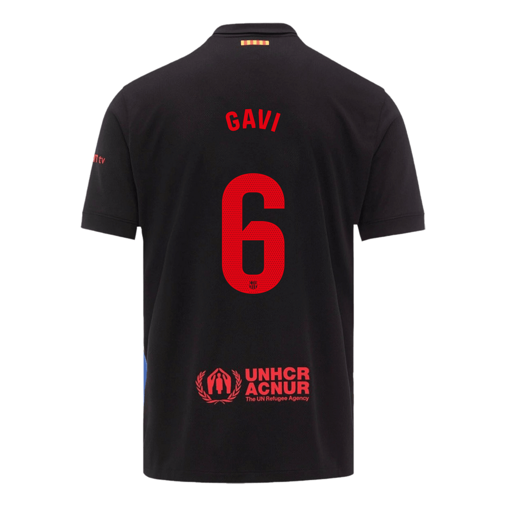 Maillot de football extérieur GAVI #6 Barcelone 2024/25