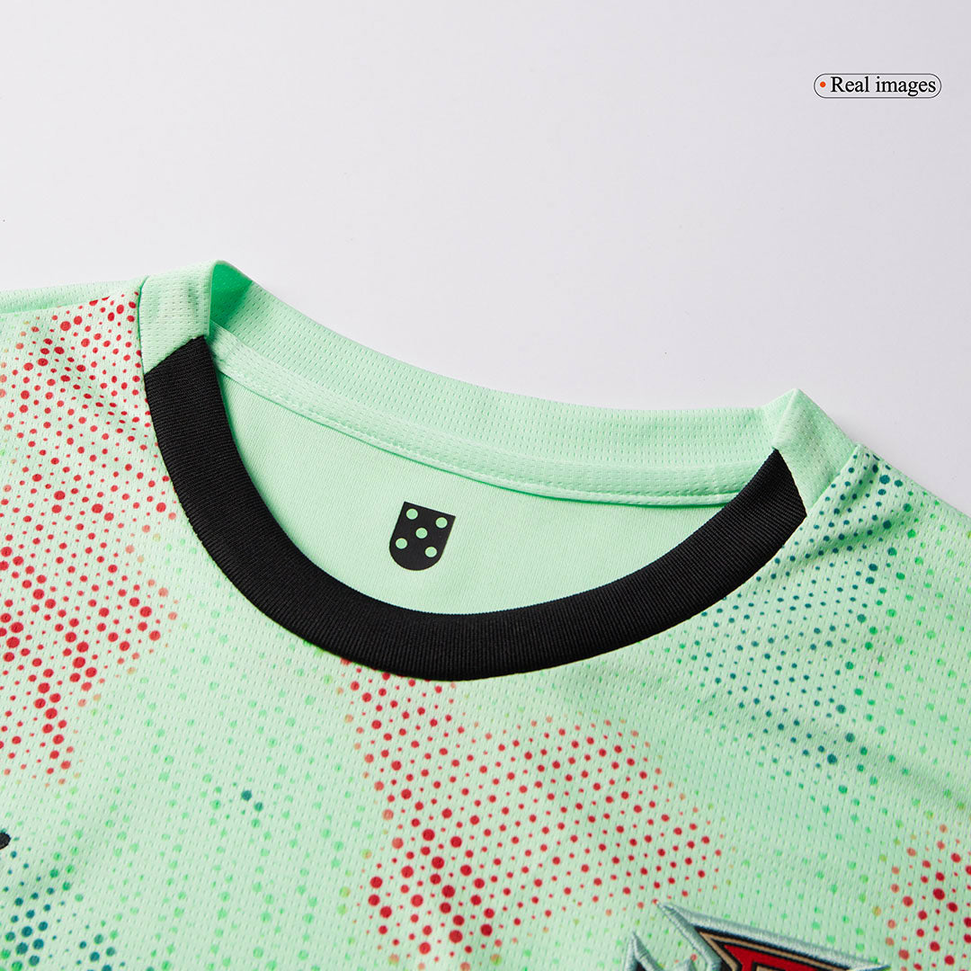 Maillot de football extérieur Portugal 2025 Vert - Championnat d'Europe féminin