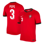 Kits de fútbol PEPE #3 Portugal Camiseta de fútbol local Eurocopa 2024