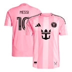 Maillot de football Messi #10 authentique Inter Miami CF Domicile 2025 Rose