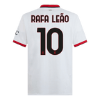 Kits de football RAFA LEÃO #10 Maillot de football extérieur de l'AC Milan 2024/25