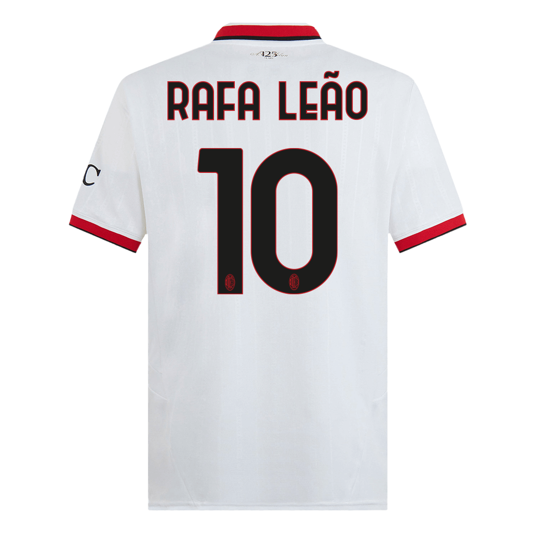 Equipaciones de fútbol RAFA LEÃO #10 Camiseta de fútbol visitante del AC Milan 2024/25
