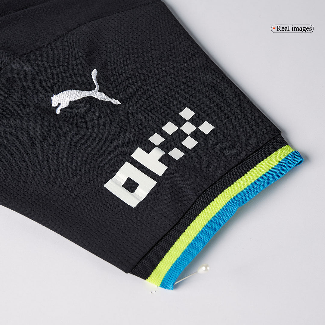 Maillot de football extérieur Manchester City pour enfant (maillot + short) 2024/25