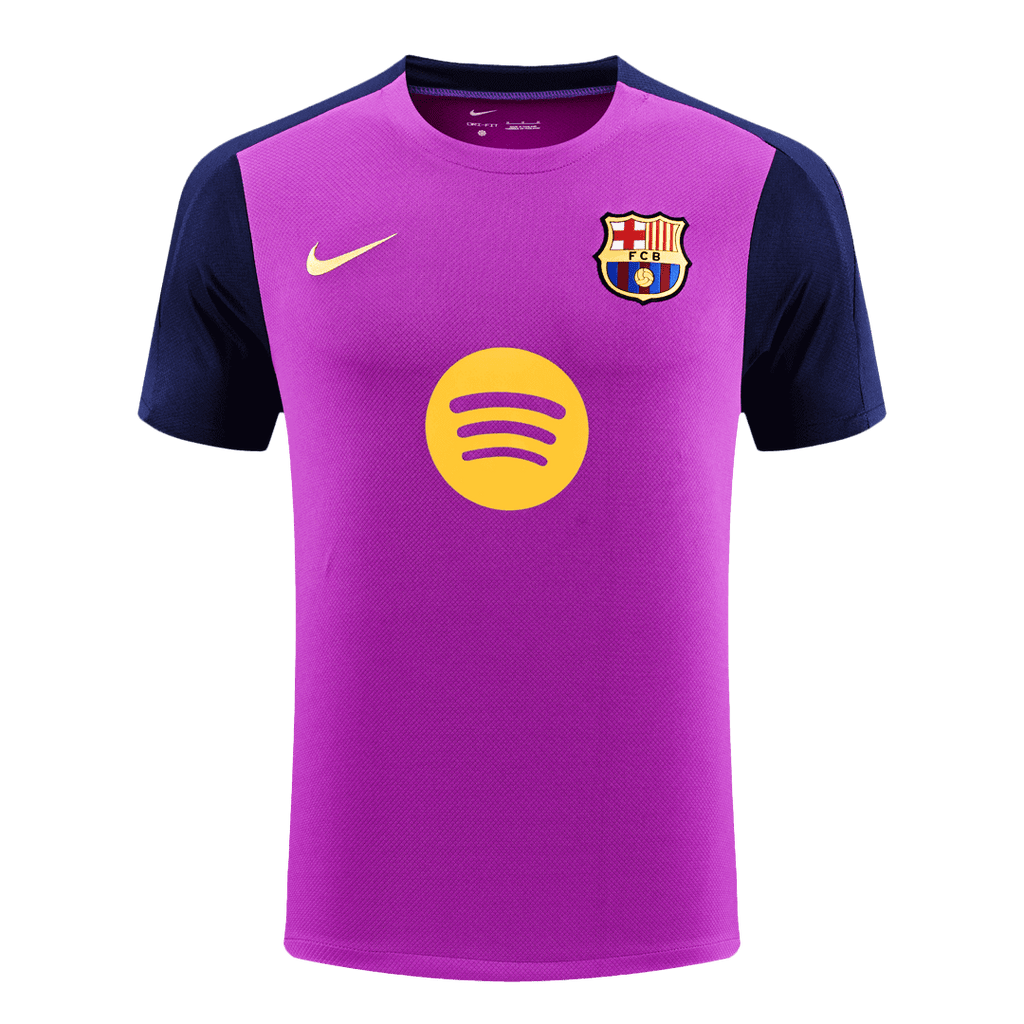 Soccer Kits Barcelona Pre-Match Training Soccer Jersey 2025/26 Purple