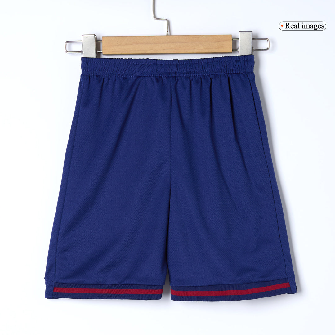 Maillot de football domicile Barcelone pour enfant (maillot, short, chaussettes) 2025/26 rouge et bleu
