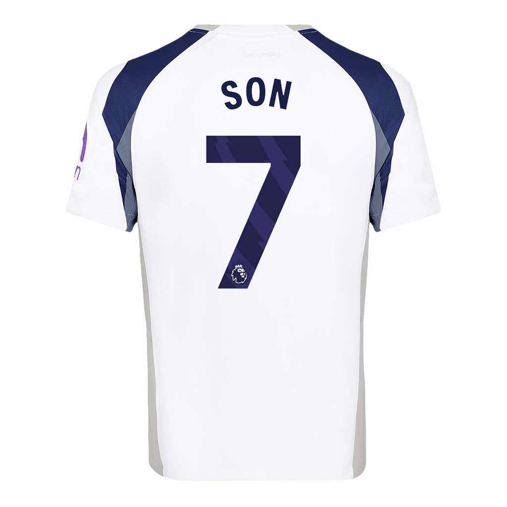 Kits de fútbol SON #7 Tottenham Hotspur Camiseta de fútbol local 2025/26 Blanco