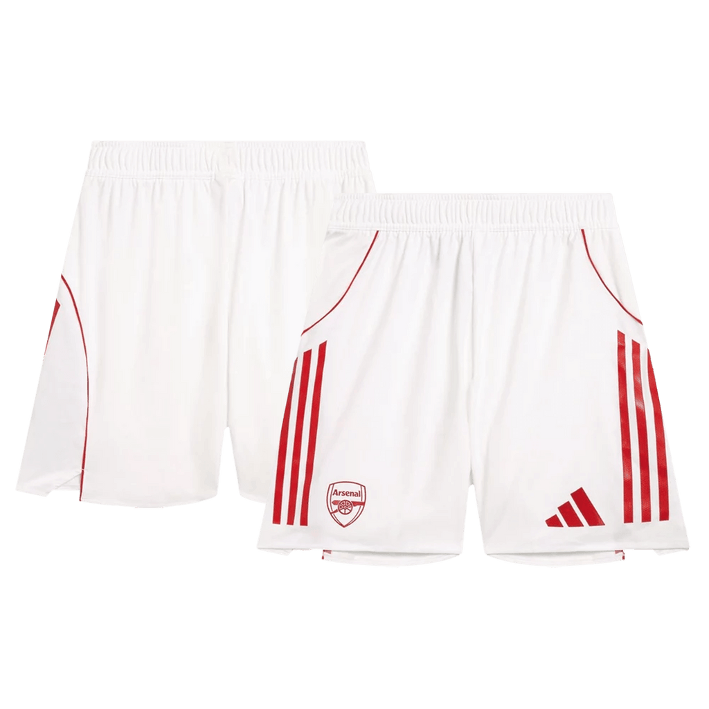 Soccer Kits Authentic 25/26 Arsenal Home Shorts White