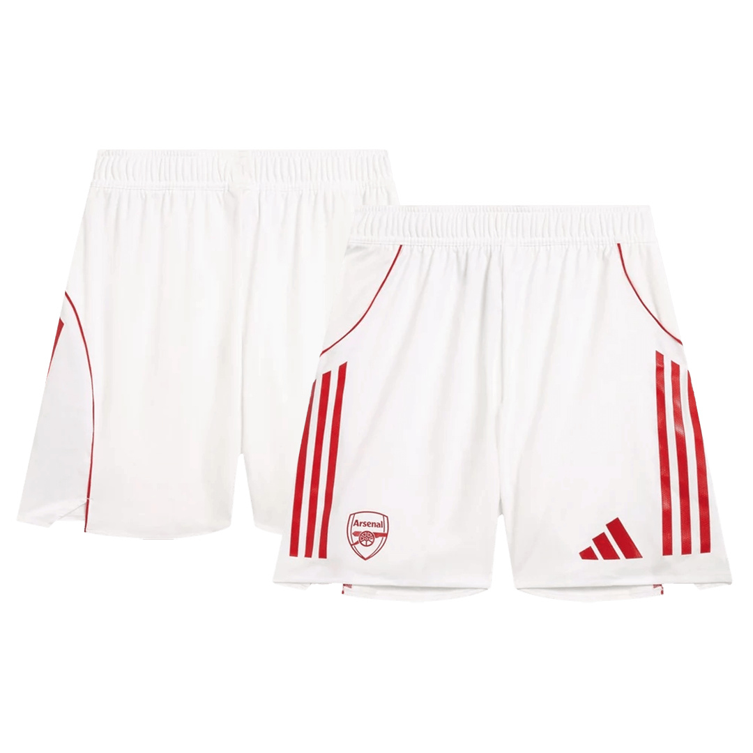 Soccer Kits Authentic 25/26 Arsenal Home Shorts White