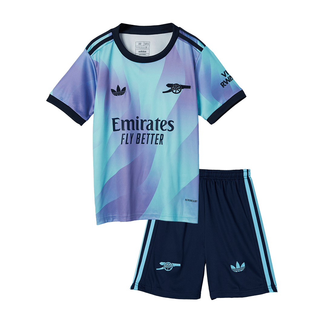 Maillot de football extérieur Arsenal Third pour enfant (maillot + short) 2024/25