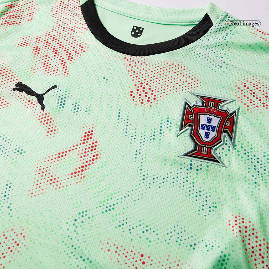Maillot de football extérieur Portugal 2025 Vert - Championnat d'Europe féminin