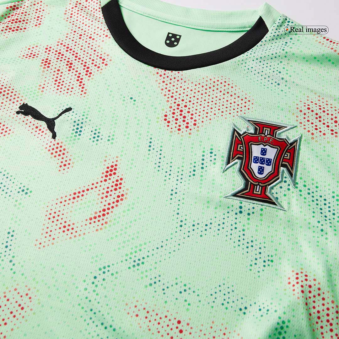 Maillot de football extérieur Portugal 2025 Vert - Championnat d'Europe féminin