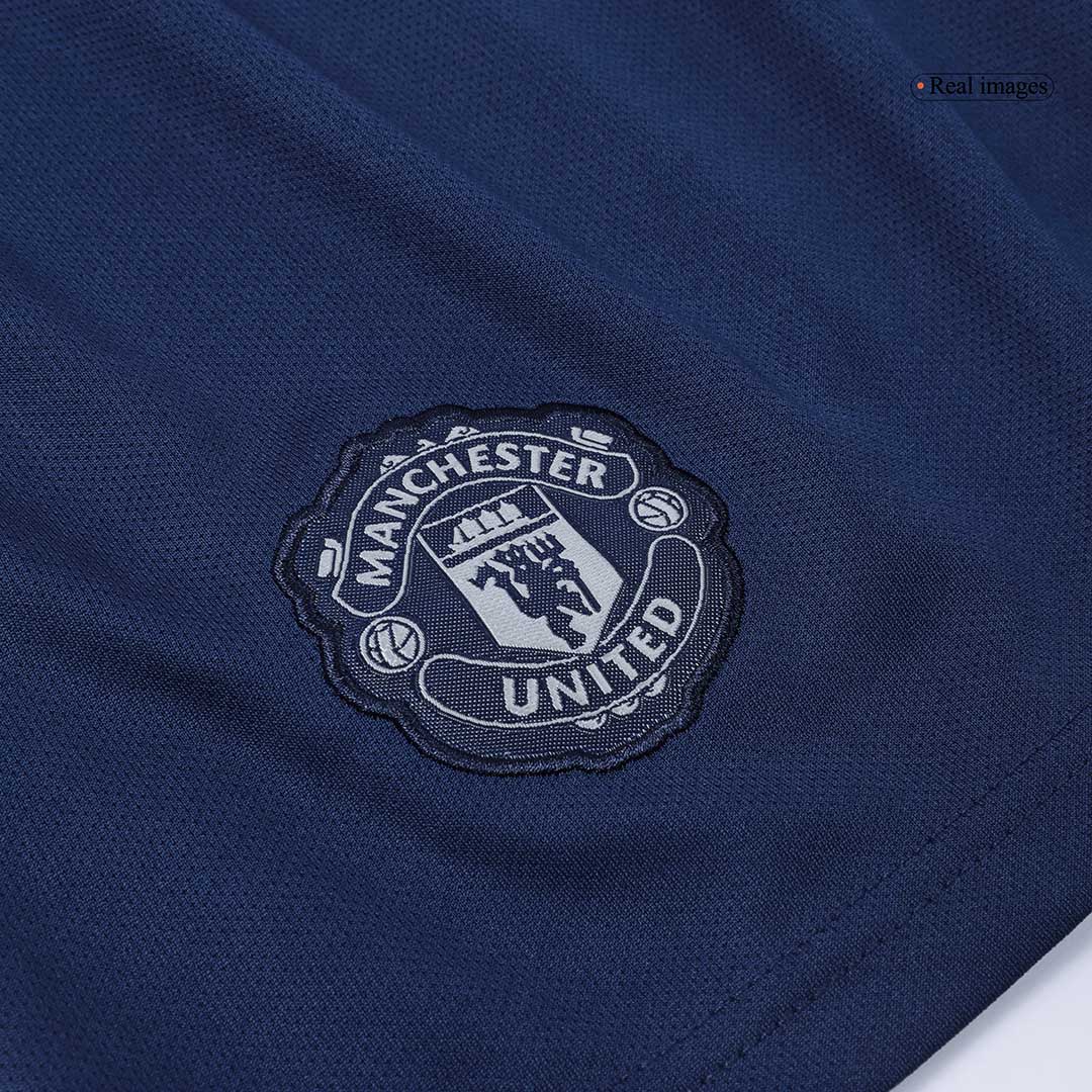 Camiseta de visitante del Manchester United para niños (camiseta y pantalón corto) 2024/25