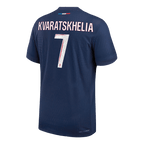 Soccer Kits Authentic KVARATSKHELIA #7 PSG Home Soccer Jersey 2024/25 Navy