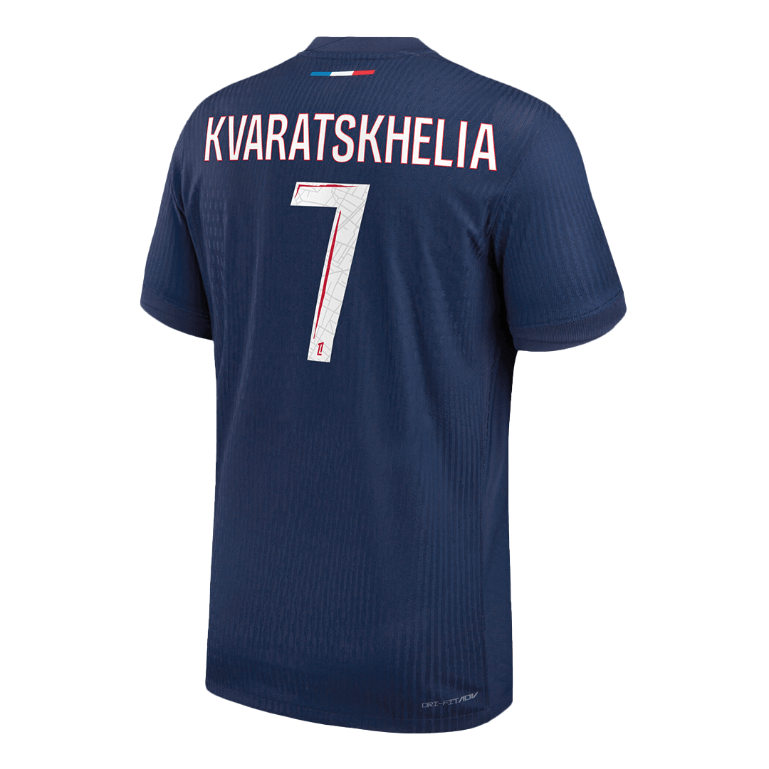 Soccer Kits Authentic KVARATSKHELIA #7 PSG Home Soccer Jersey 2024/25 Navy