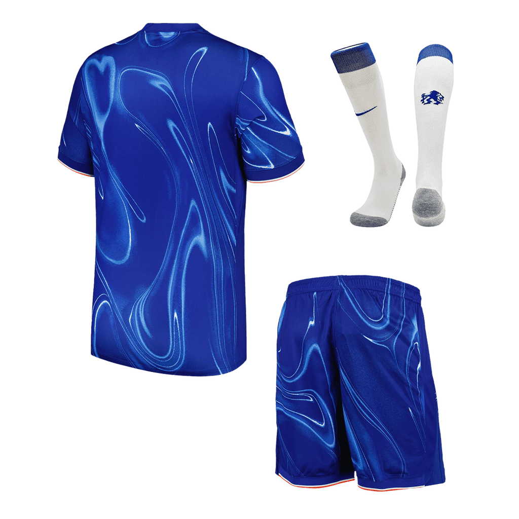 Maillot de football domicile Chelsea pour homme (maillot, short et chaussettes) 2024/25