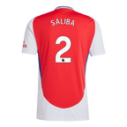 Camiseta de fútbol local SALIBA #2 del Arsenal 2024/25