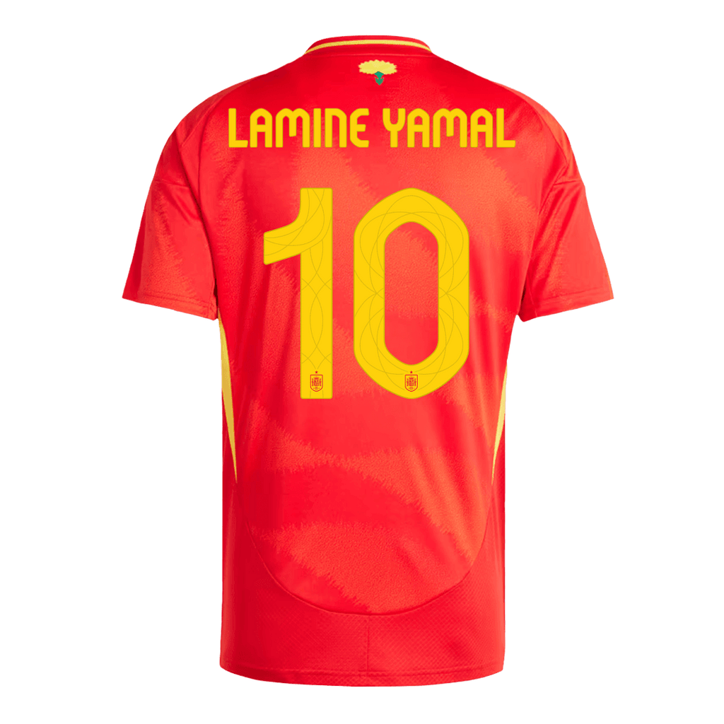 Kits de fútbol LAMINE YAMAL #10 España Camiseta de fútbol local Eurocopa 2024
