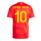 Kits de fútbol LAMINE YAMAL #10 España Camiseta de fútbol local Eurocopa 2024