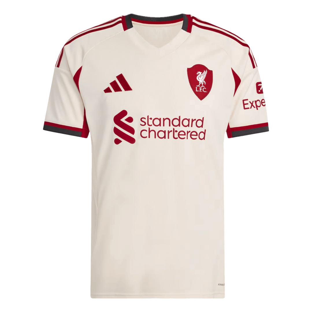 Maillot de football extérieur ISAK #9 Liverpool 25/26 Blanc