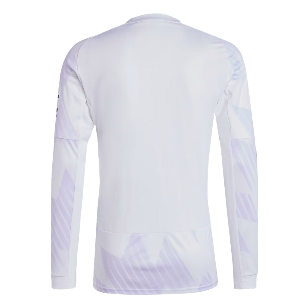 Maillot de football Manchester United extérieur à manches longues 2025/26 blanc