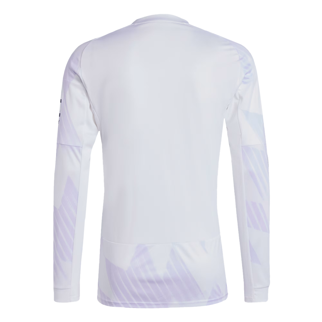 Maillot de football Manchester United extérieur à manches longues 2025/26 blanc