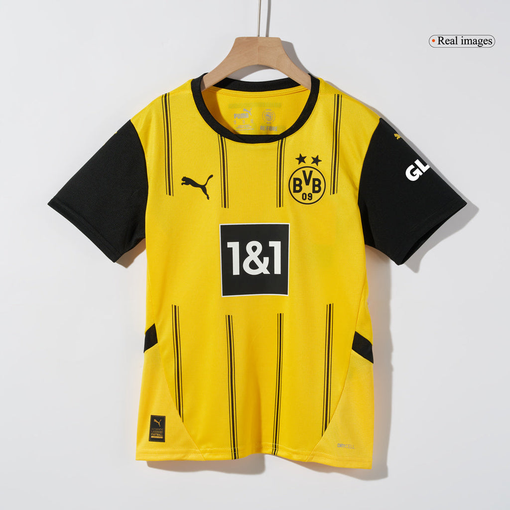 Kits de fútbol para niños: Camiseta local del Borussia Dortmund (camiseta y pantalones cortos) 2024/25