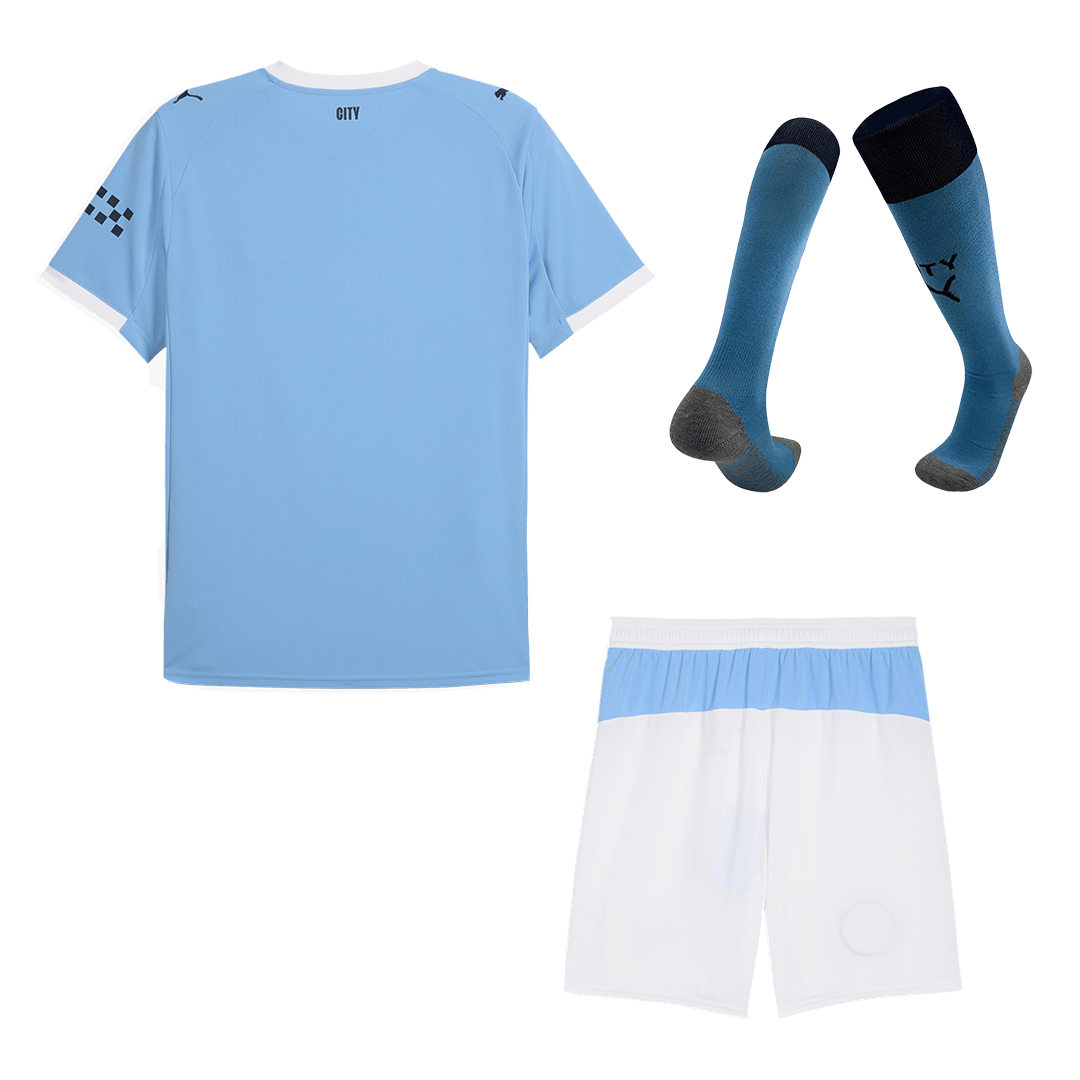 Maillot de football Manchester City Domicile (Maillot + Short + Chaussettes) 2025/26 Bleu
