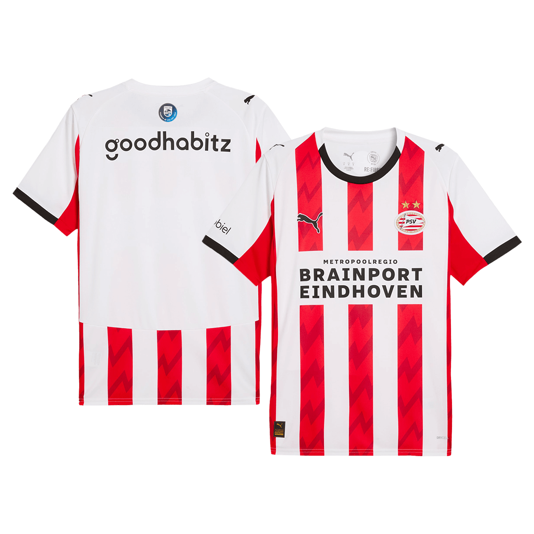 Kits de fútbol PSV Eindhoven Camiseta de fútbol local 25/26 Rojo y blanco