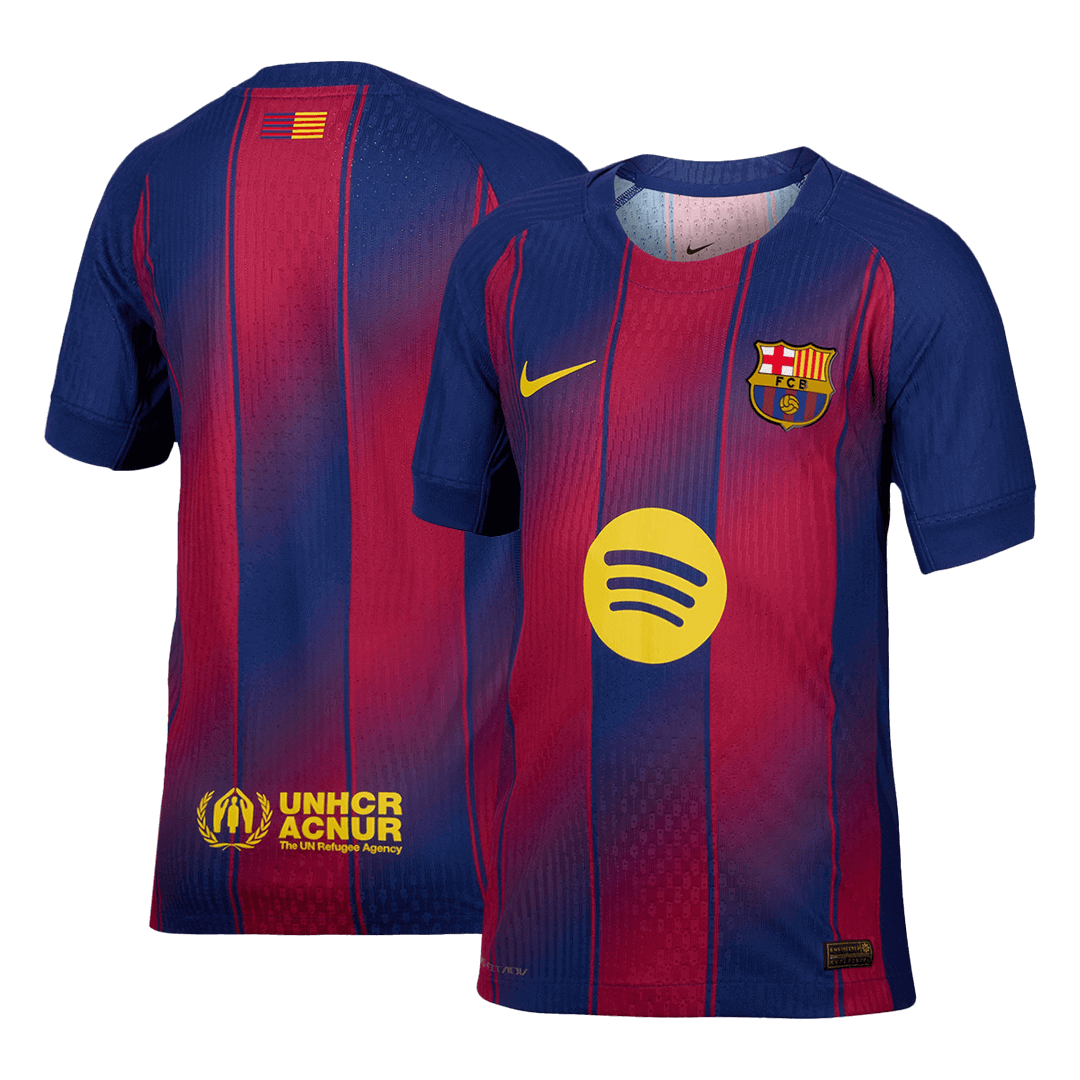 Soccer Kits Authentic Barcelona Home Soccer Jersey 2025/26 Red&Blue