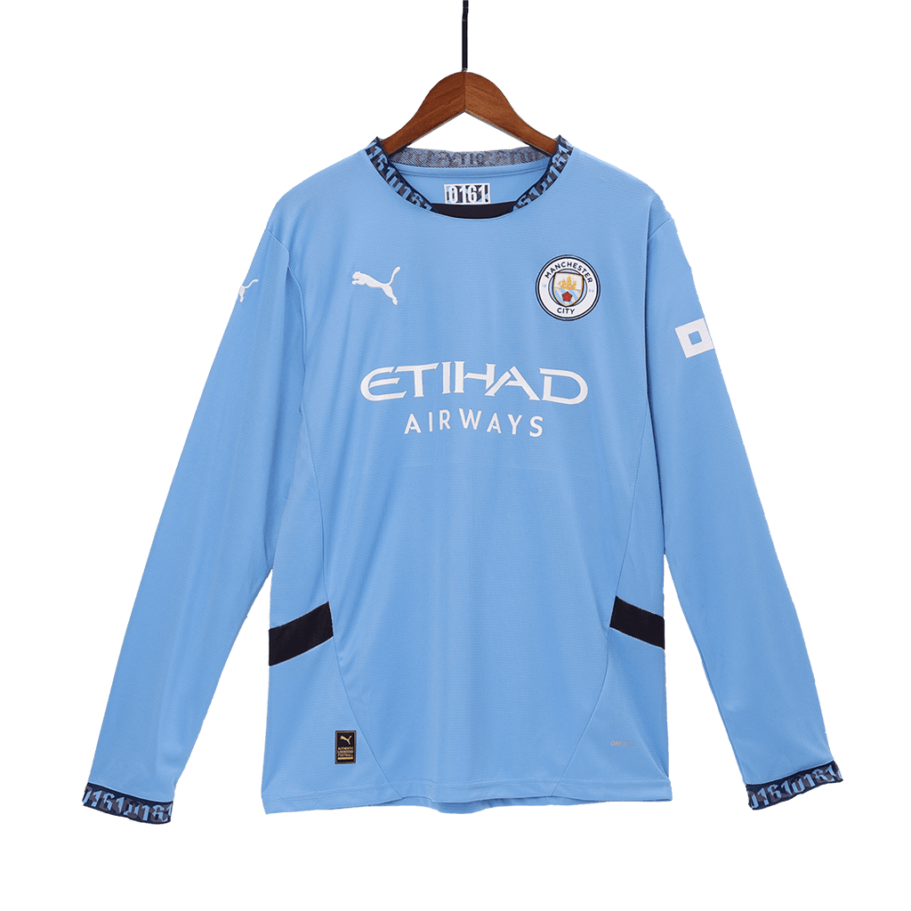 Maillot de football à manches longues Manchester City Domicile 2024/25