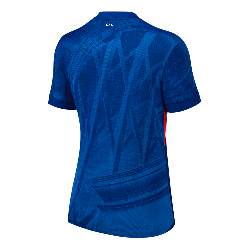 Camiseta de fútbol local del Chelsea para mujer 2025/26 azul