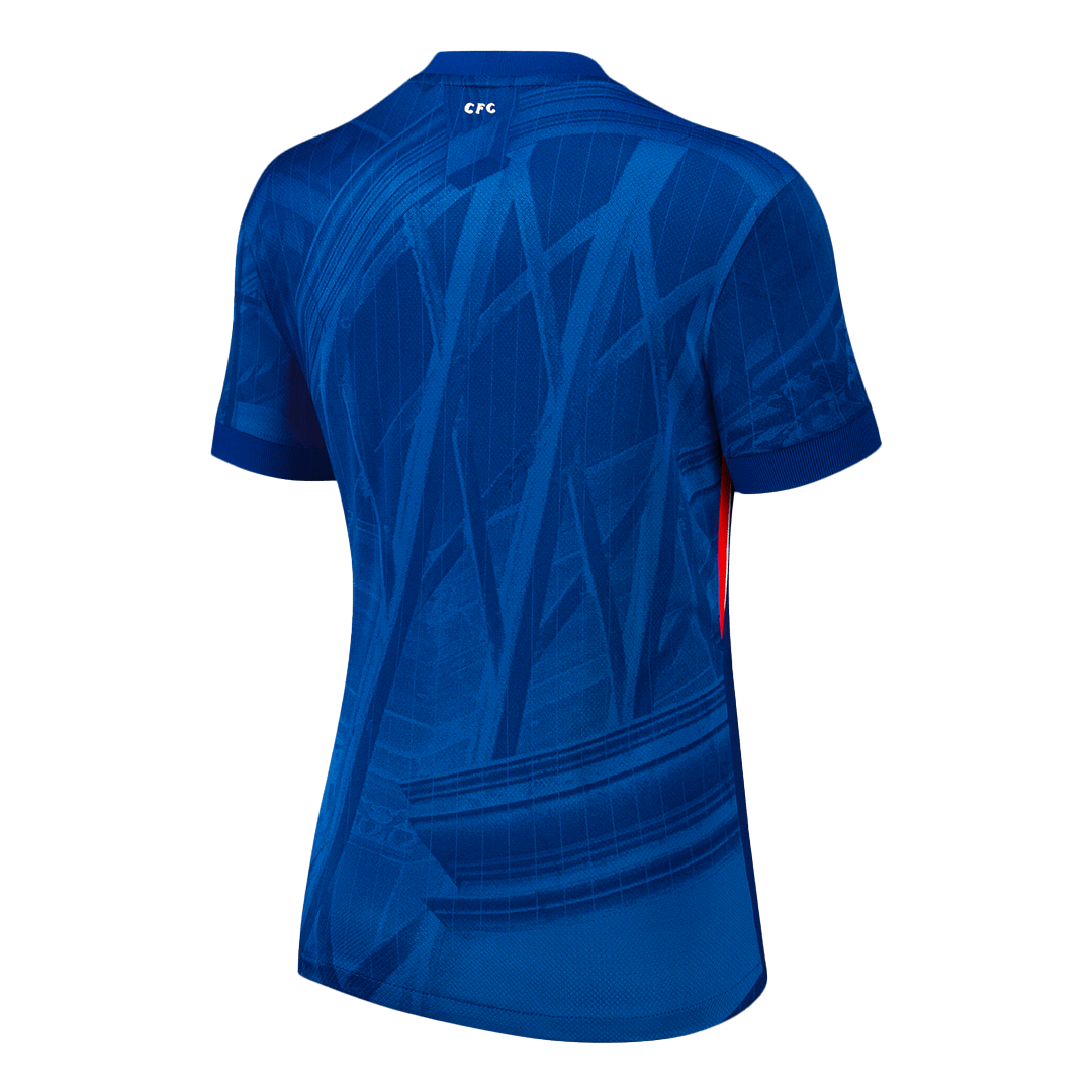 Camiseta de fútbol local del Chelsea para mujer 2025/26 azul