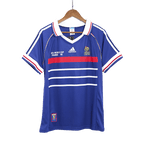 Camiseta de fútbol retro de la Copa Mundial de Francia 1998 (primera equipación) 