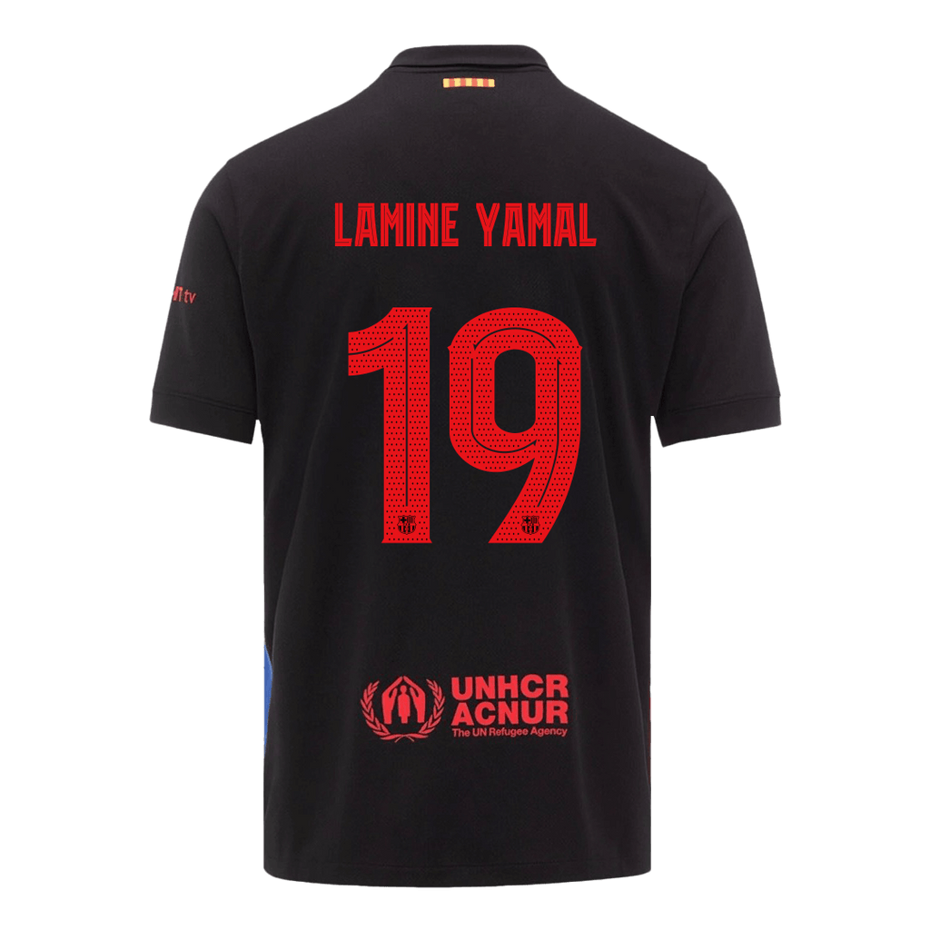 Camiseta de visitante del Barcelona LAMINE YAMAL #19 2024/25 - UCL