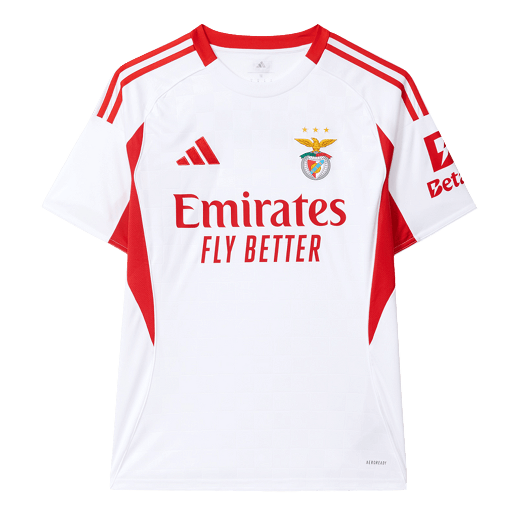 Soccer Kits Benfica Third Away Soccer Jersey 2025/26 White