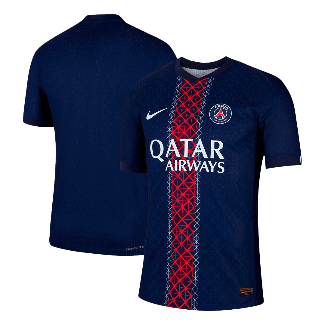 Soccer Kits Authentic PSG Home Soccer Jersey 2025/26 Navy