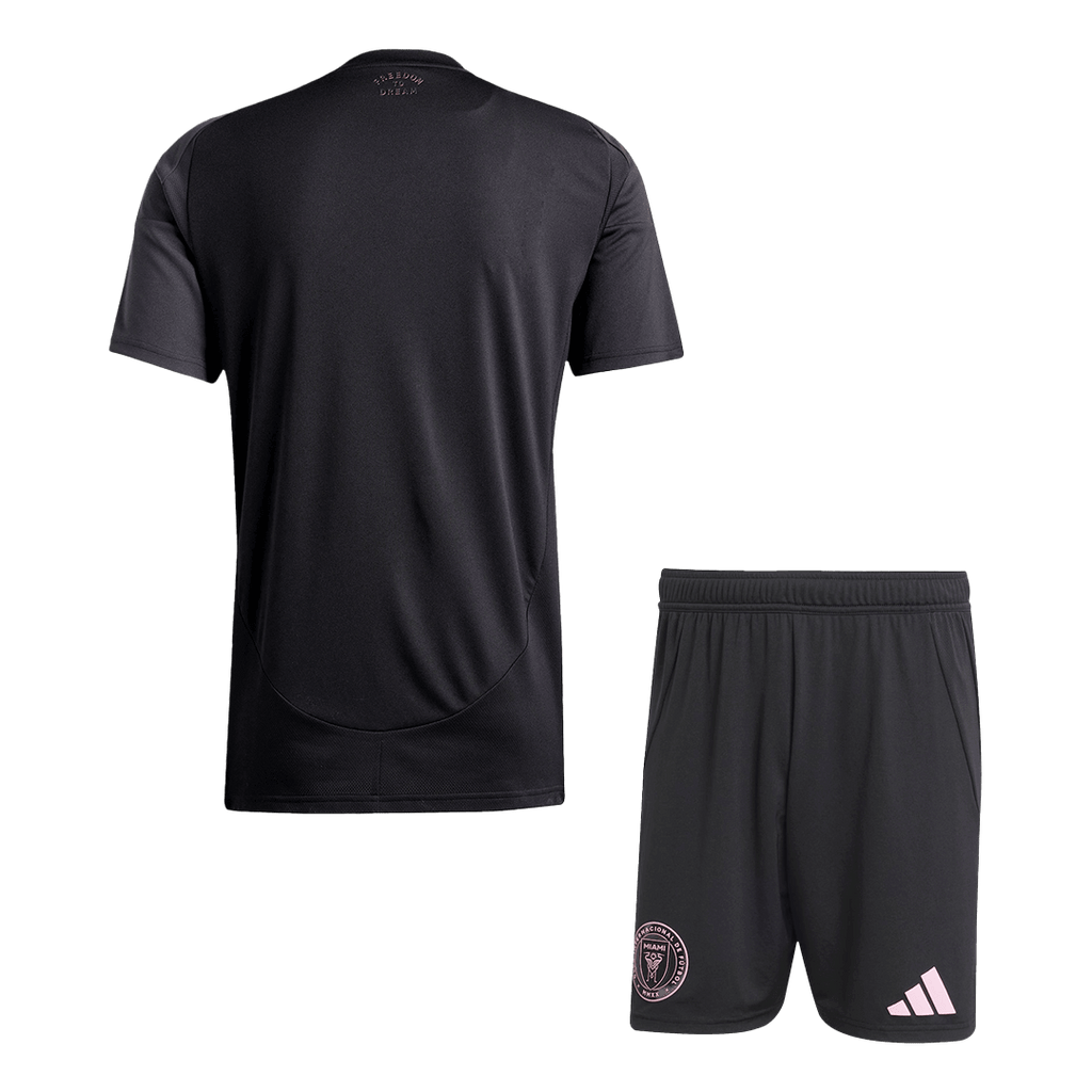 Maillot de football Inter Miami Extérieur (Maillot + Short) 2025 Noir et Gris