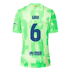 Maillot de football GAVI #6 Barcelona Third Extérieur 2024/25 - UCL