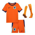 Kits de fútbol para niños: camiseta local de Holanda (camiseta, pantalones cortos y calcetines) para la Eurocopa 2024