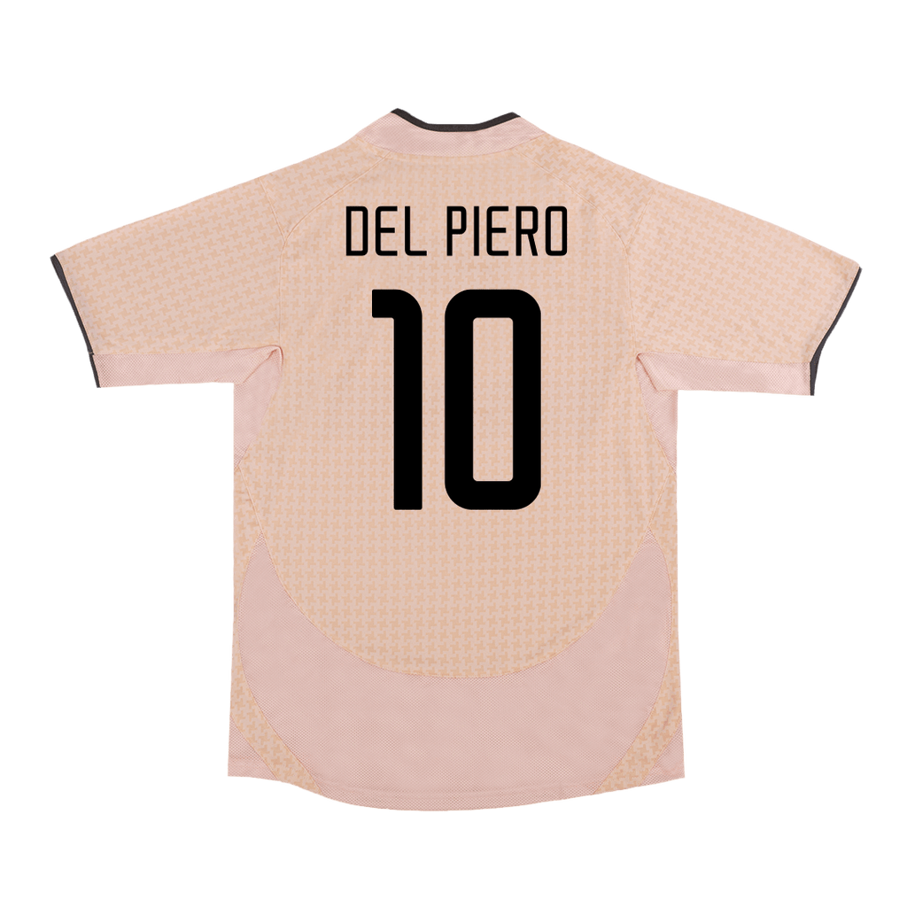 Kits de football rétro DEL PIERO # 10 2003/04 Juventus maillot de football extérieur