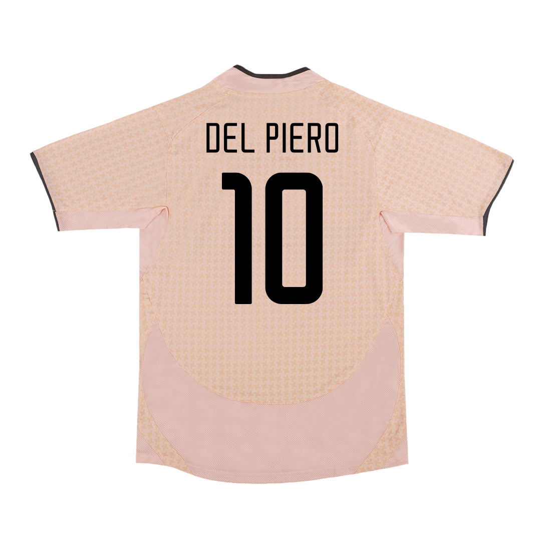 Kits de fútbol Retro DEL PIERO #10 2003/04 Camiseta de fútbol visitante de la Juventus
