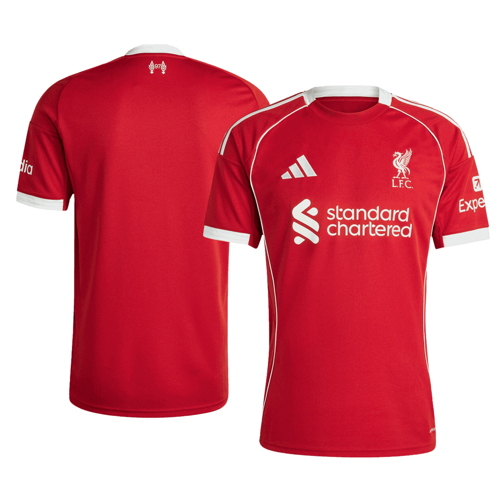 Maillot de football domicile Liverpool 2025/26 rouge