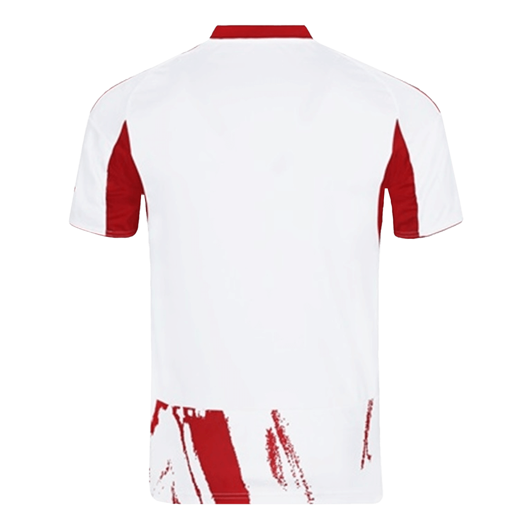 Maillot de football extérieur Olympiacos 2025/26 rouge et blanc