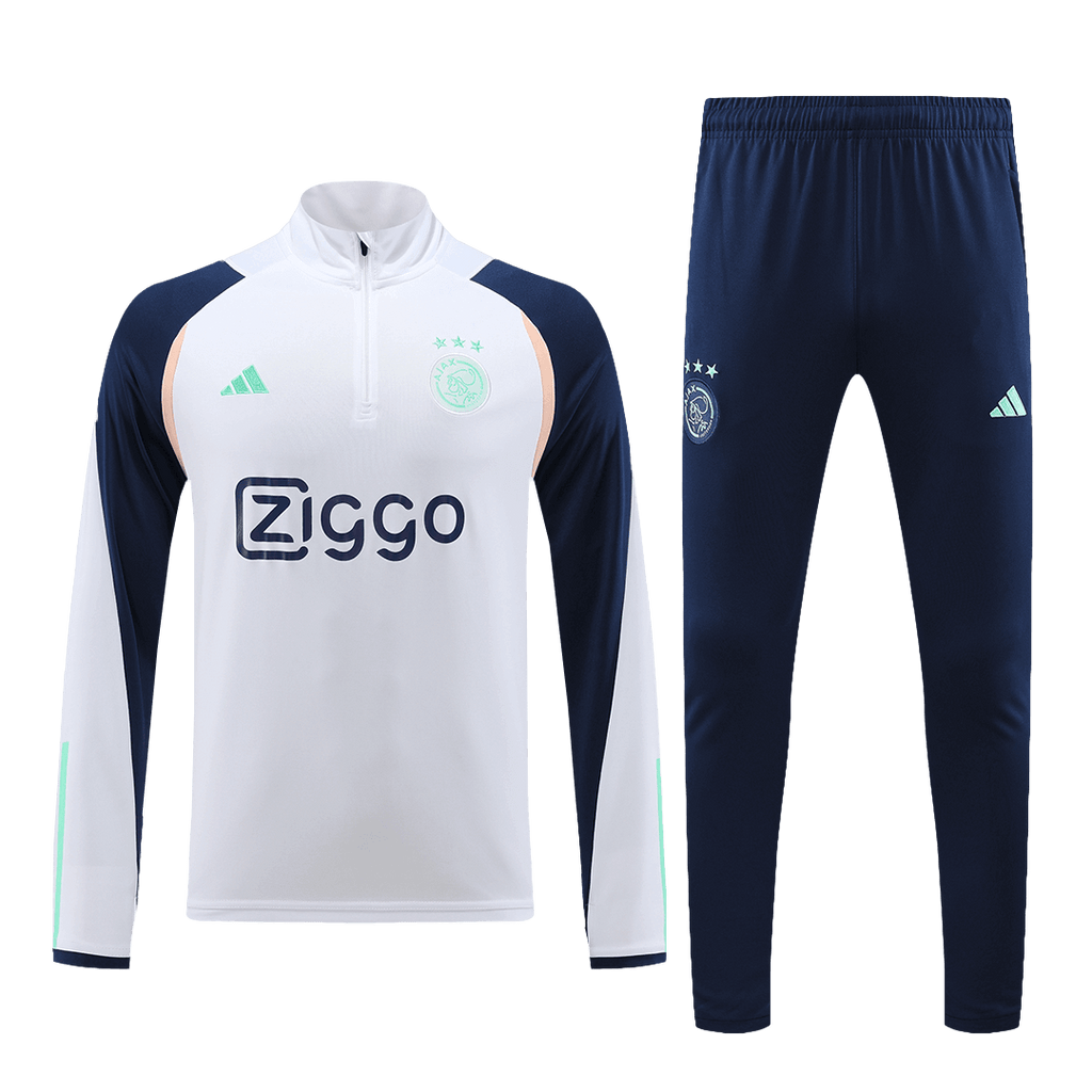 Soccer Kits Ajax Zipper Sweatshirt Kit(Top+Pants) 2023/24