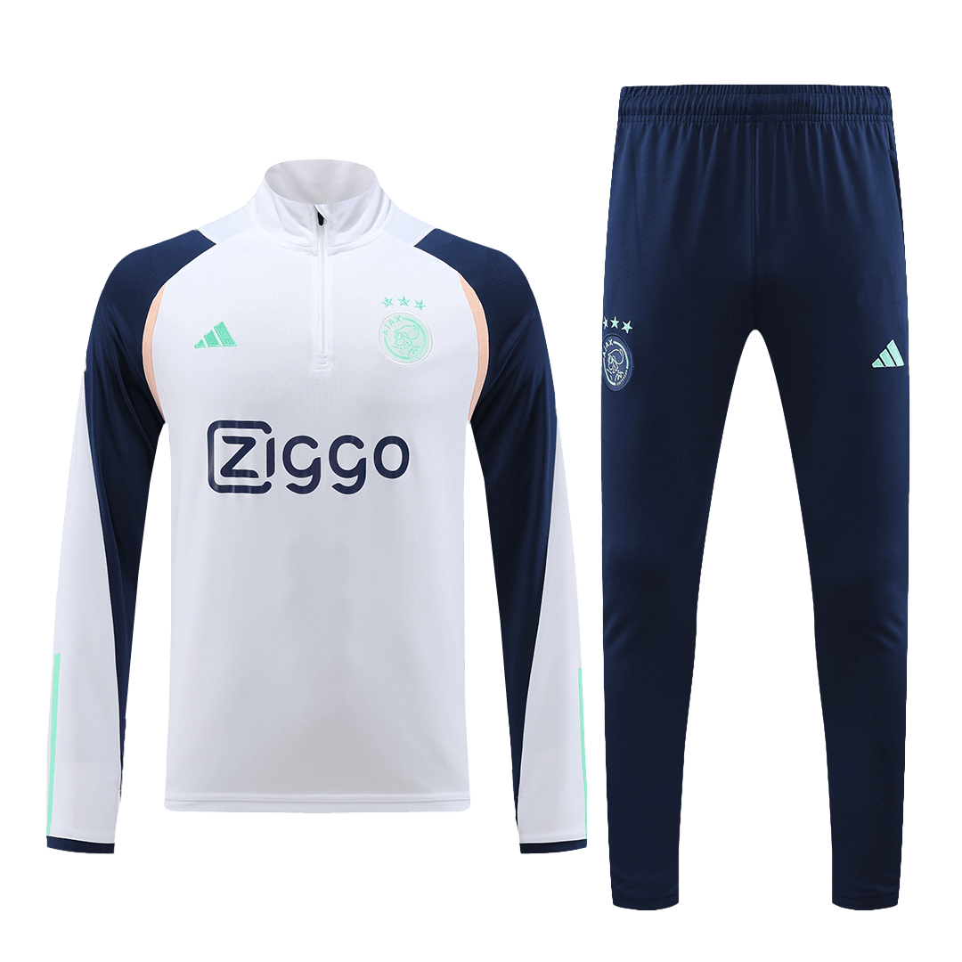Soccer Kits Ajax Zipper Sweatshirt Kit(Top+Pants) 2023/24